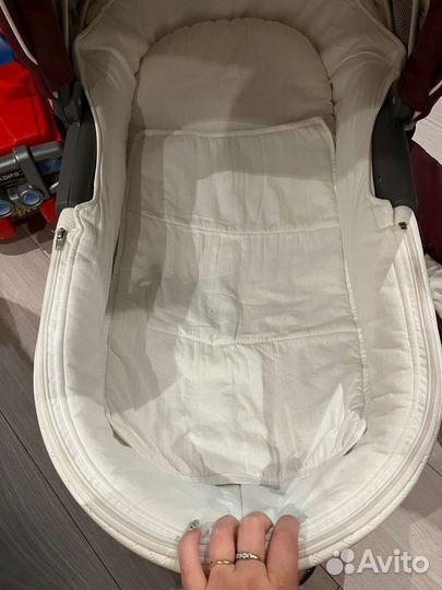 Коляска 2 в 1 эко кожа