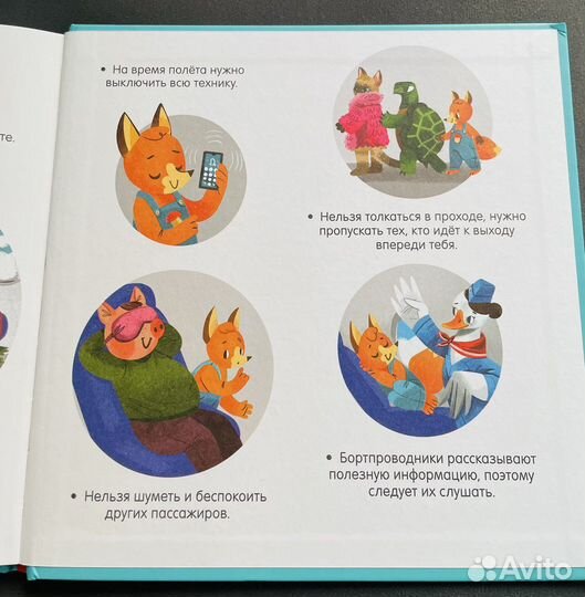 Книга Правила поведения и безопасности в самолете