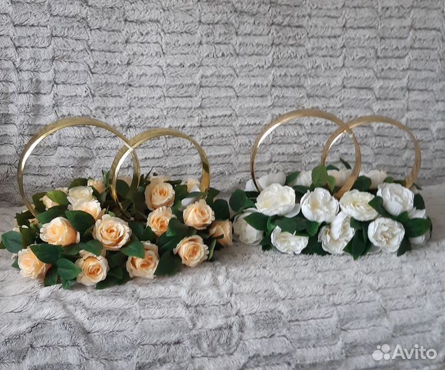 Свадебные украшения на машину