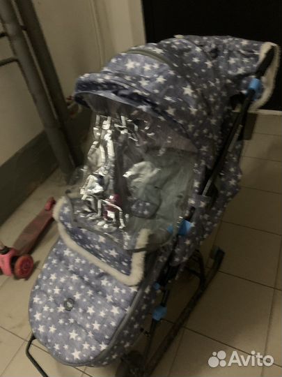 Коляска санки