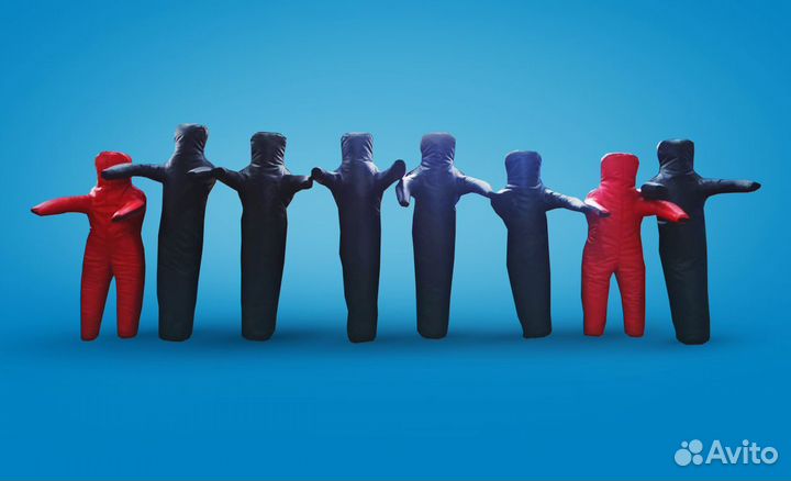 Борцовский тренировочный манекен двуногий