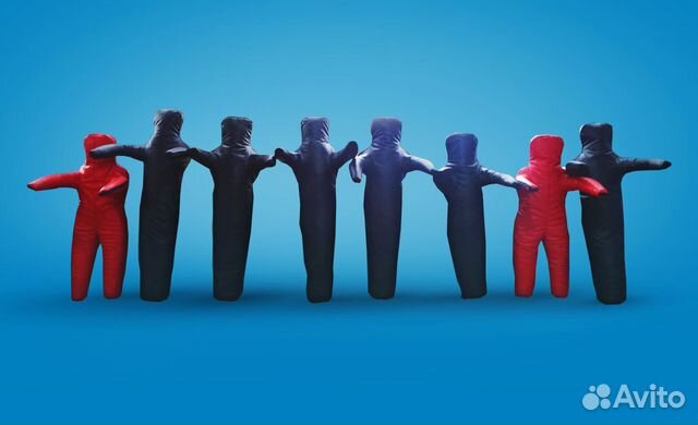 Борцовский тренировочный манекен двуногий