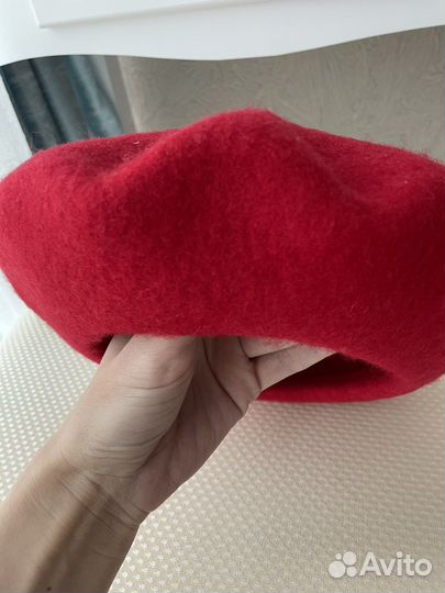 Красный берет на ог 54-56