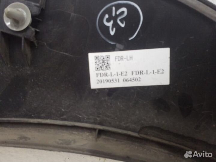 Накладка крыла задняя левая Subaru XV 2