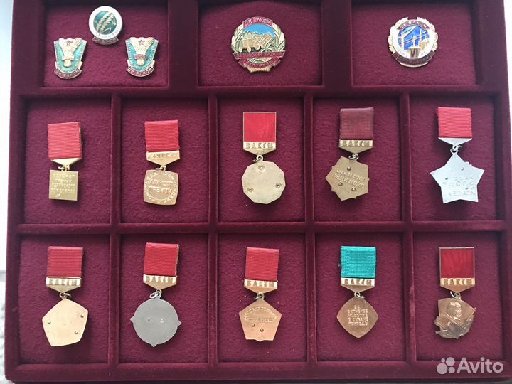 Коллекция знаков наградных знаков влксм