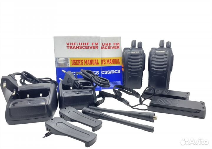 Комплект раций Baofeng BF-888S пара (2шт)