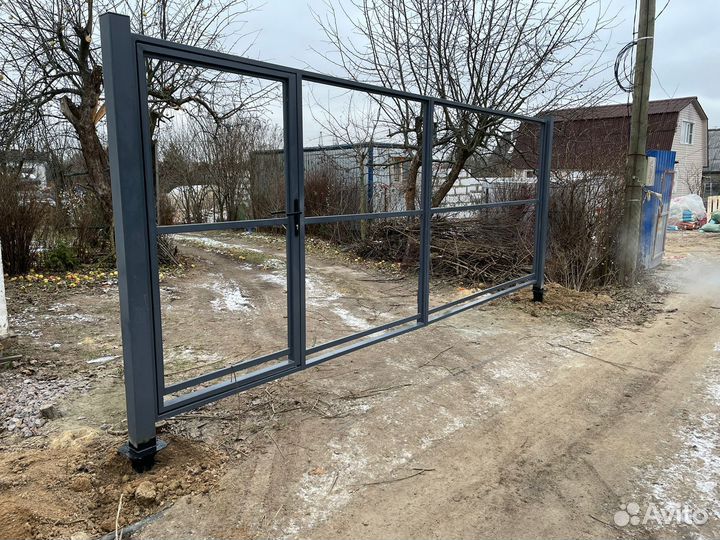 Столб для забора 60х60 1500х2000 винтовой d57