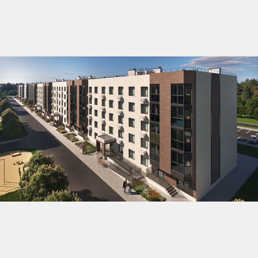 2-к. квартира, 59,4 м², 1/5 эт.