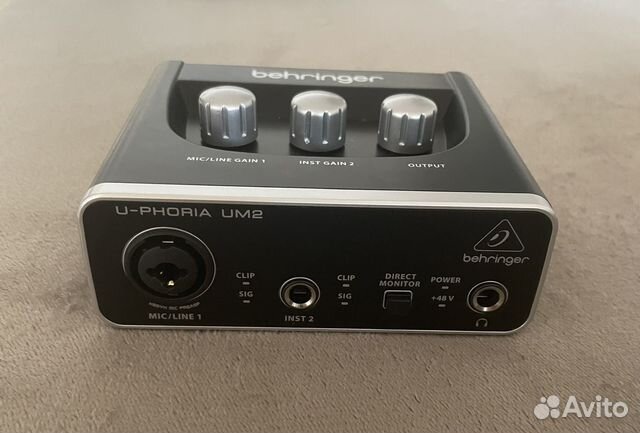 Внешняя звуковая карта behringer купить в Москве | Электроника | Авито