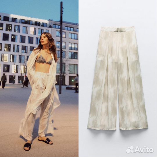 Брюки Zara Новая коллекция 2024