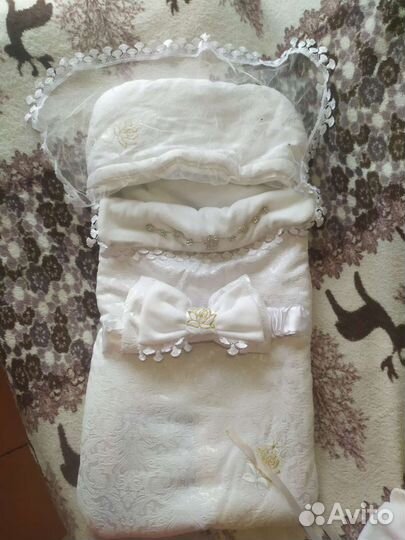 Конверт на выписку зимний для малыша