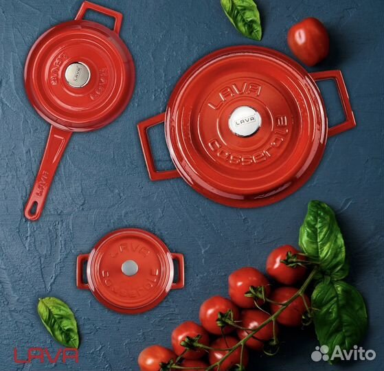 Кастрюля чугун staub lava blumarin