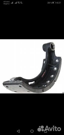 Колодка тормозная урал