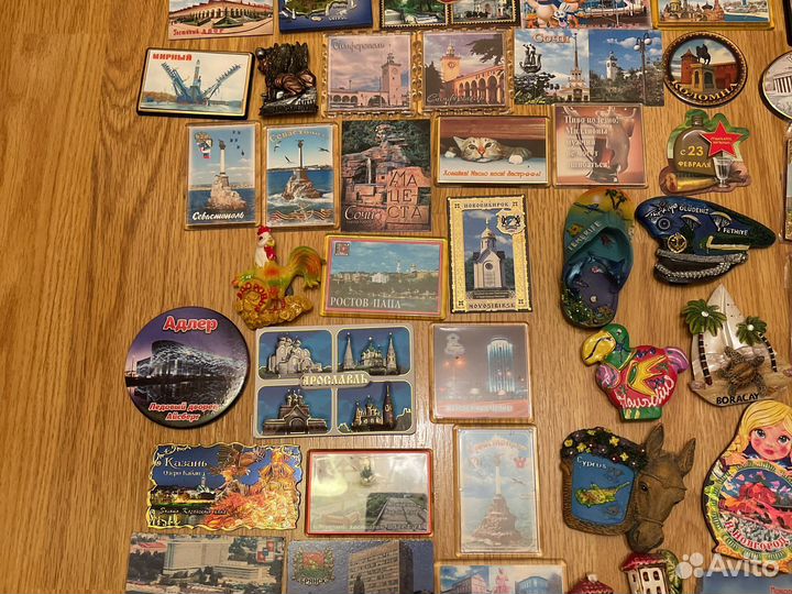 Магниты из разных городов)
