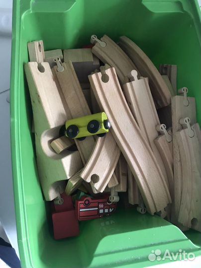 Детская деревянная железная дорога икеа