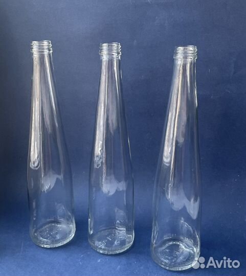 Бутылка стеклянная 0.5 л завинчивающаяся крышка