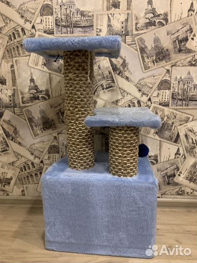 Домик для кошки с когтеточкой