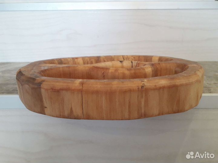 Менажница 26,5см из торцевого спила березы