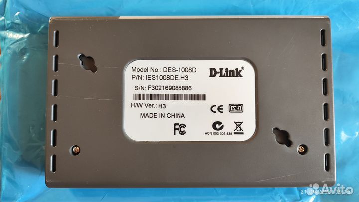 Switch D-Link DES-1008D