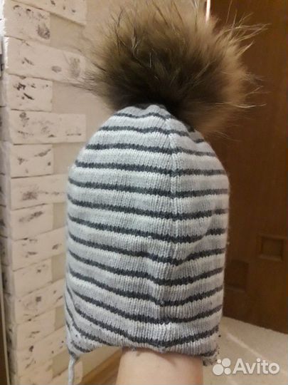 Шапка детская.нат.шерсть