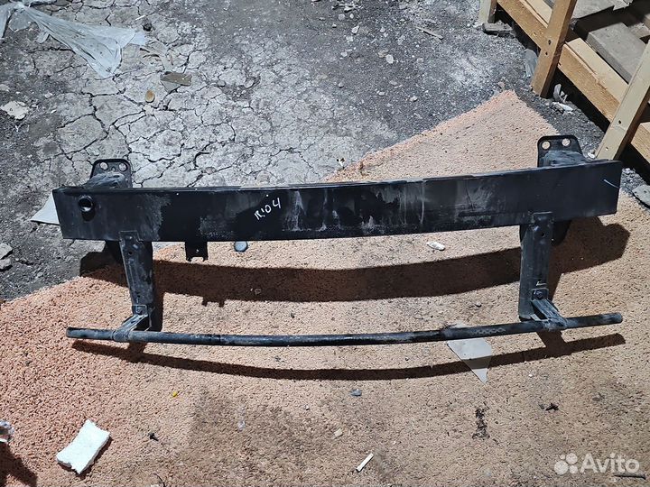 Уселитель переднего бампера Киа Рио х-лайн