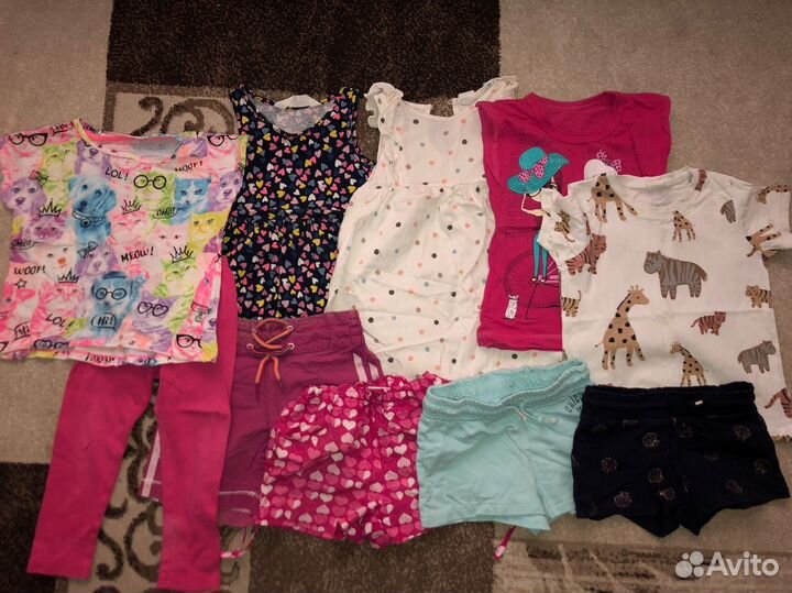 Летние вещи на девочку 92