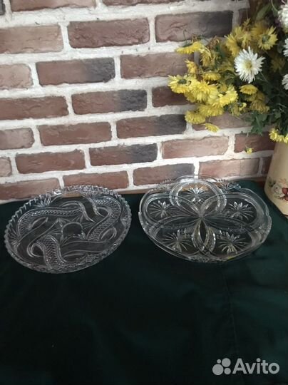 Nachtmann два блюда хрусталь