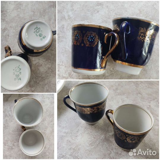 Посуда СССР фарфор керамика фаянс тарелка кружка