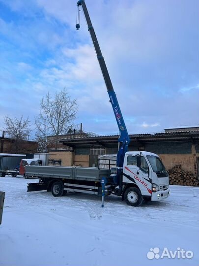 Шасси Isuzu NQR с КМУ Tadano, 2008