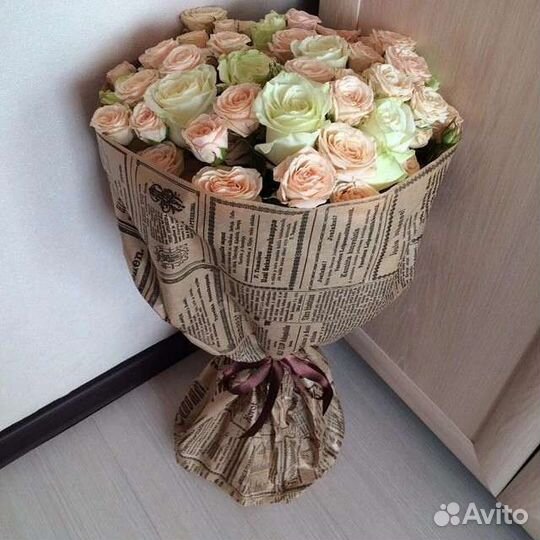 Цветы розы букет