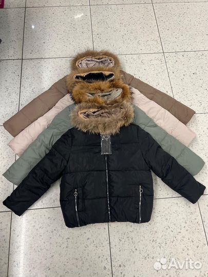 Зимний женский куртка Двухсторонний