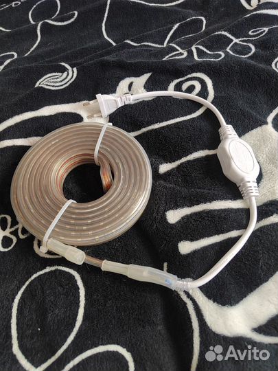 Белая светодиодная лента 5м