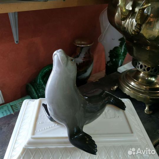 Милый тюлень лфз СССР статуэтка