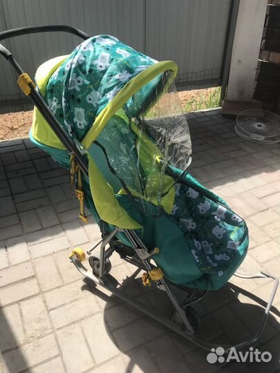 Зимние санки с колёсами