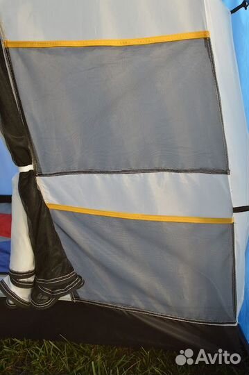 Двухкомнатная палатка с навесом 4-местная