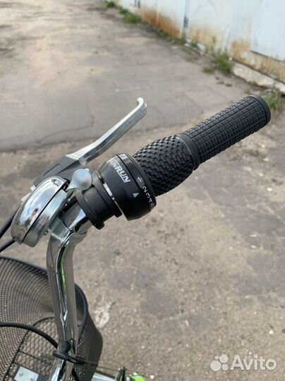 Велосипед складной с корзиной