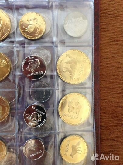 Фауна Чечня набор 7 монет 2012 UNC