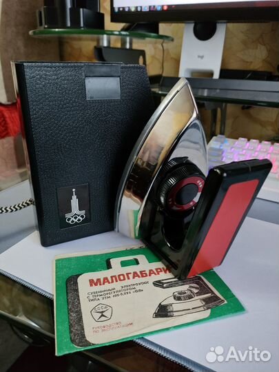 Утюг дорожный СССР 80 год Олимпиада