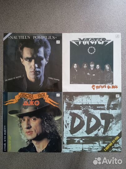 Виниловые пластинки №1 Кино, Дюна, Тальков, Smokie