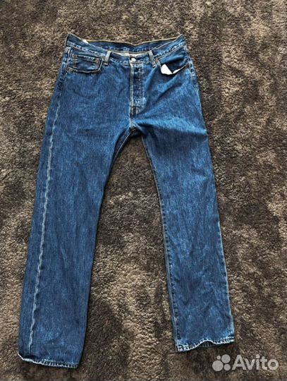 Джинсы levis 501 оригинал W34 L32