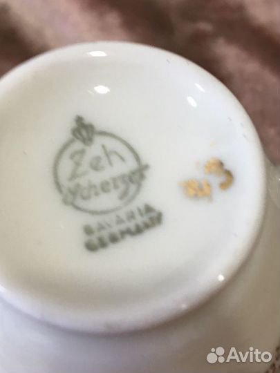 Кофейные фарфоровые пары Zeh Schrezer