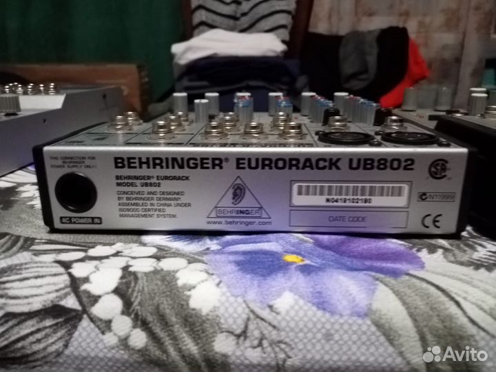 Пульты Beringer микшерные