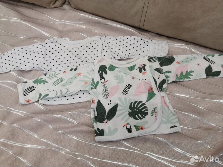 Комплект распашонок по 2шт