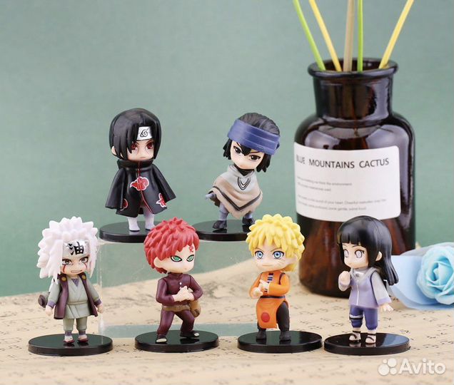 Аниме фигурки Наруто 12 штук набор фигурок