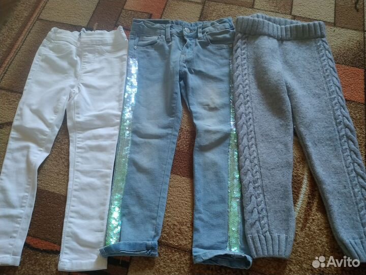 Джинсовая одежда для девочки 98 104