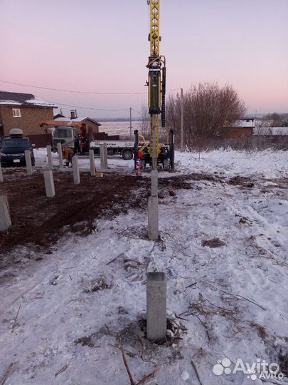 Жб сваи / Фундамент на жб сваях под ключ