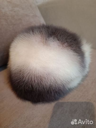 Шапка зимняя норковая женская