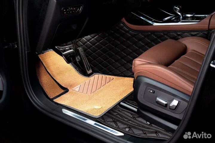 3D Коврики Range Rover Салон Багажник из Экокожи