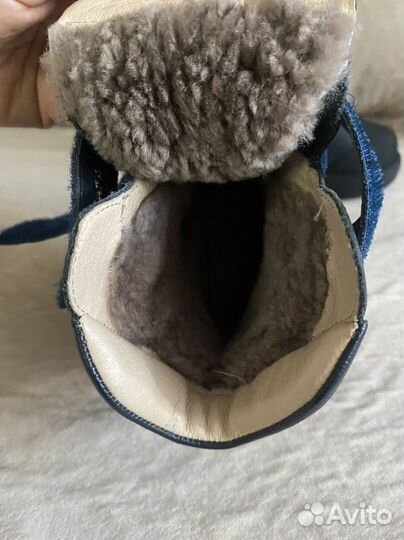 Ботинки зимние натуральная кожа 26