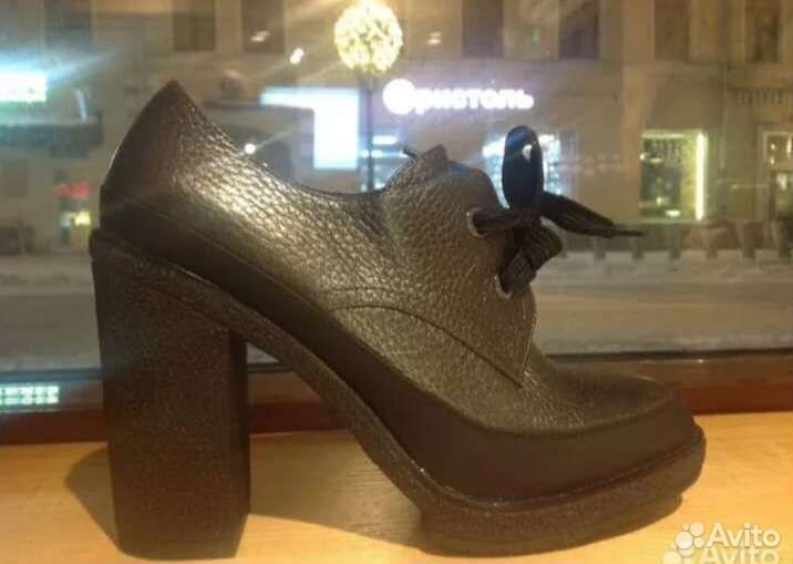 Новые кожаные туфли женские Осень 2023